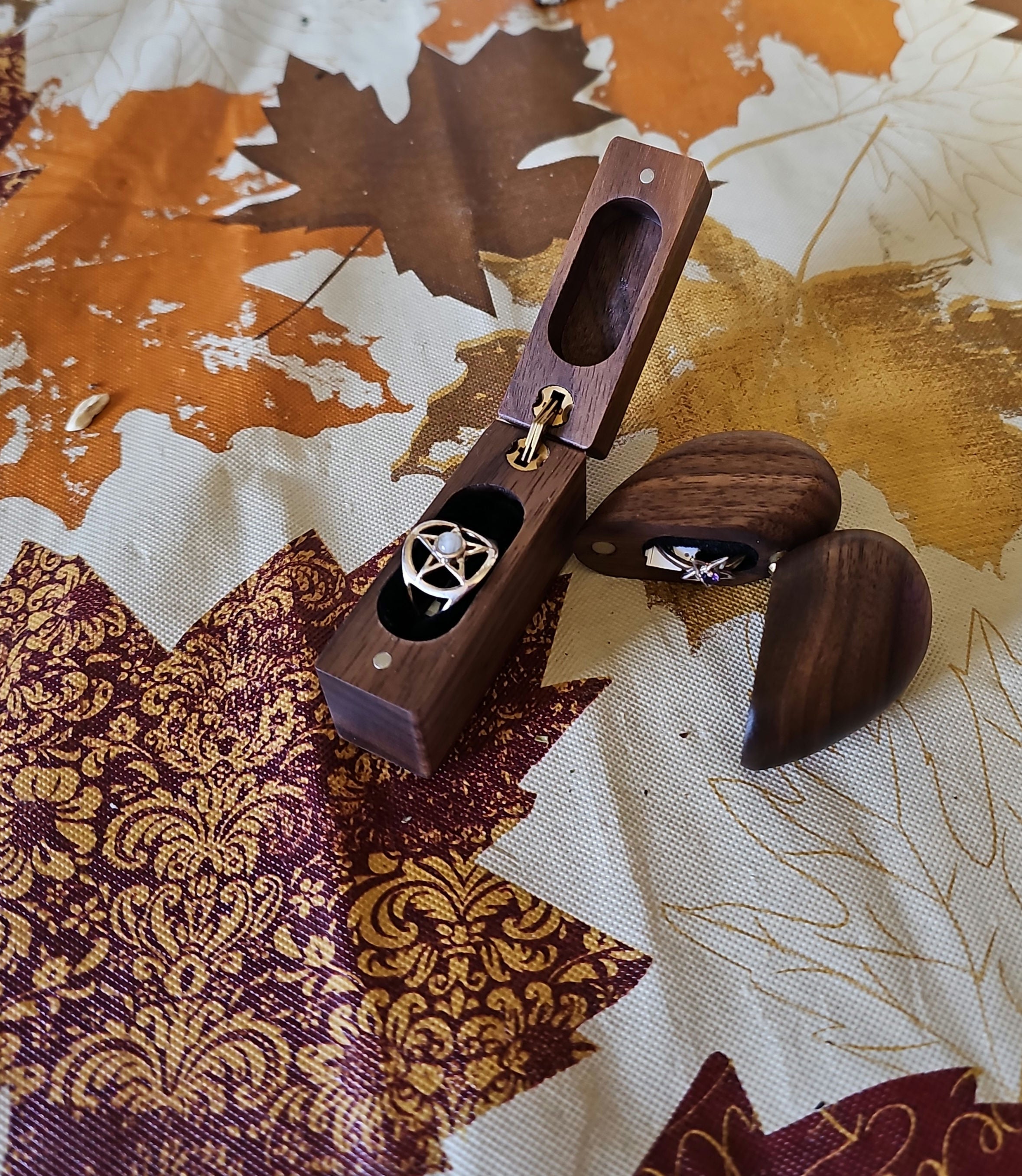 Walnut Wooden Jewlery Box image 0