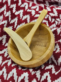 Bamboo Bowl with spoon image 0