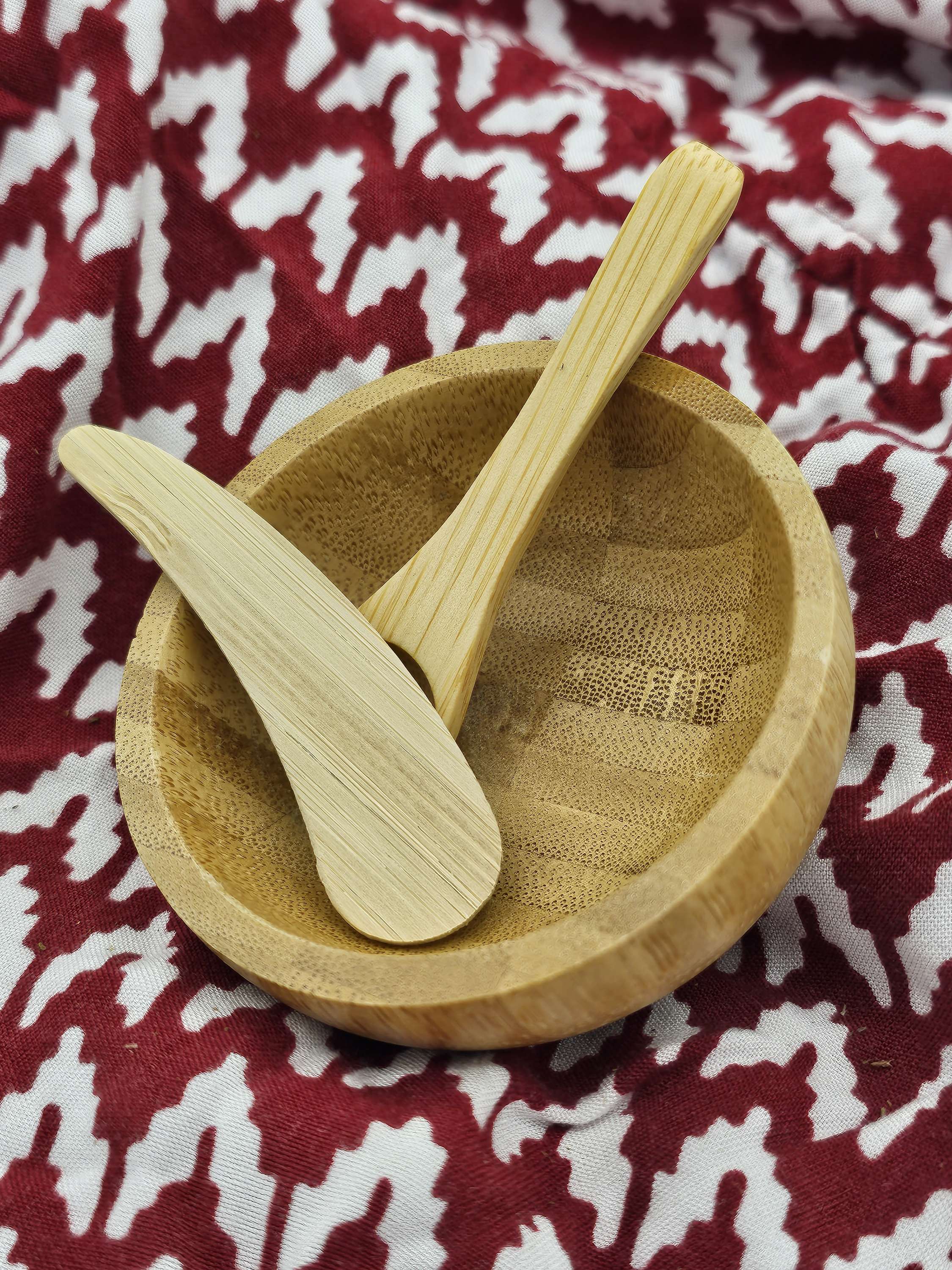 Bamboo Bowl with spoon image 0